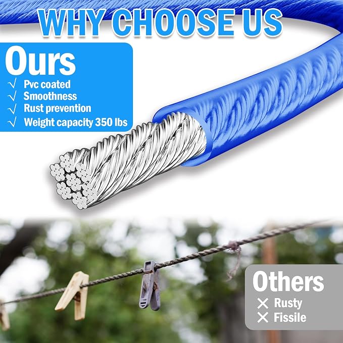 Clothes Line Outdoors 40ft Retractable - Image 4