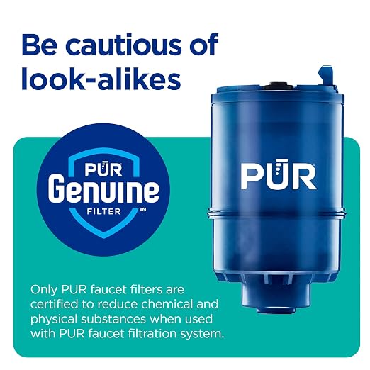 PUR Plus Faucet-Mount Water Filtration System, Lead-Reducing Filter, 100-Gallon - Image 8
