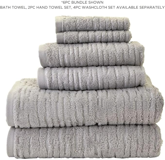 SKL Home CloudSoft Hand Towel Set, 100% Cotton Luxury, bar or any sink space. - Image 7
