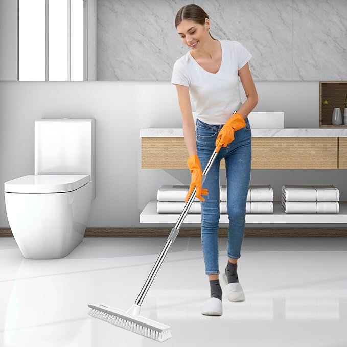 SetSail 12-in Wide Floor Scrub Brush - Image 7
