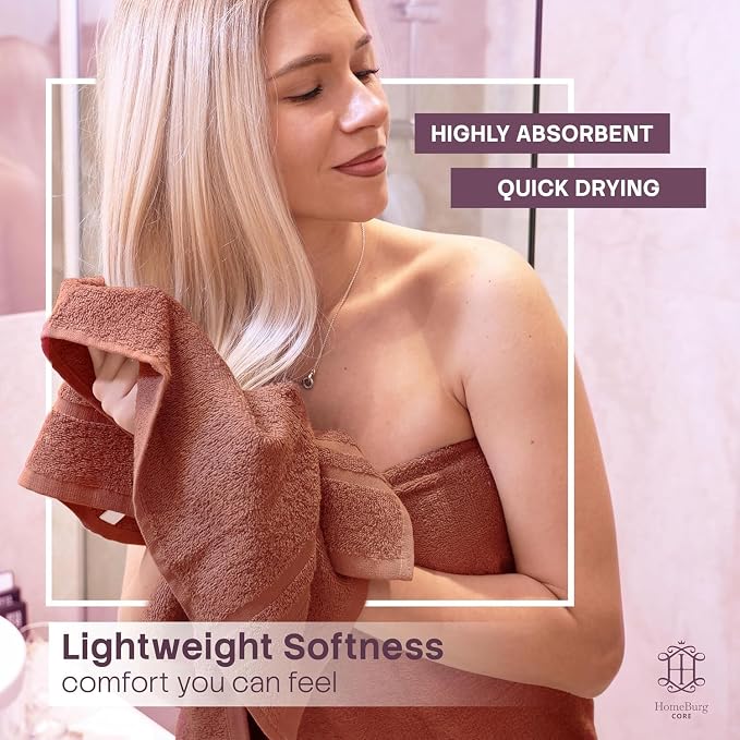 CORE 4-Piece Cotton Hand Towels - Image 3