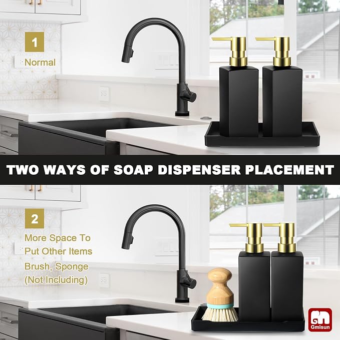 GMISUN Kitchen Soap Dispenser Set - Image 3