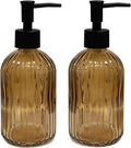 YYTSGG Brown Glass Soap Dispenser Set by YYTSGG