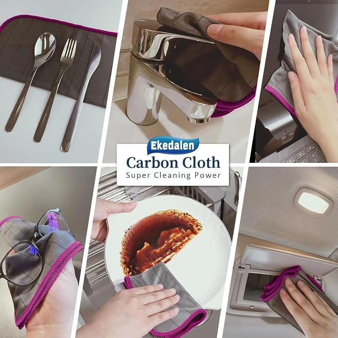 Ekedalen Microfiber Cleaning Cloth Lint Free Glass Polish - Image 7