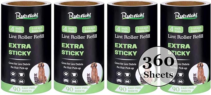4 inch Lint Roller Refills for Evercare PetLovers Fedicelly Albatross and More by Unknown