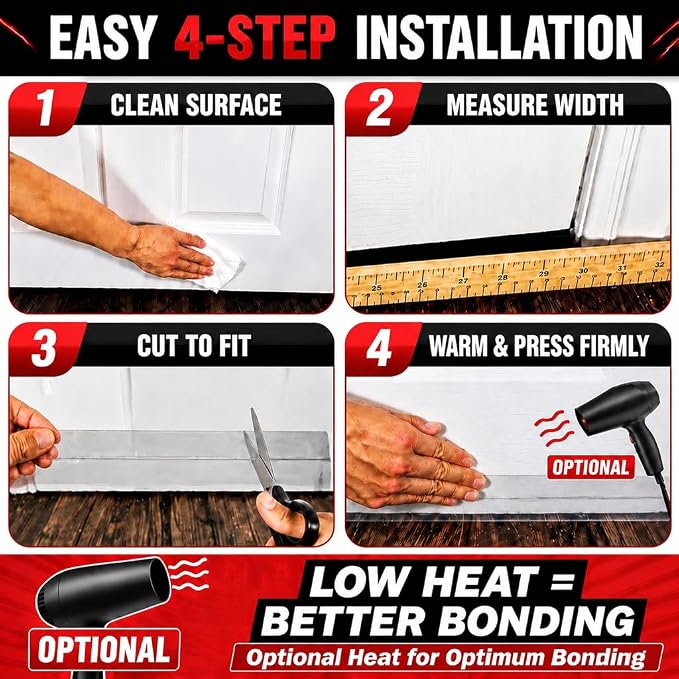 Clear Weather Stripping Seal Strip - Image 5
