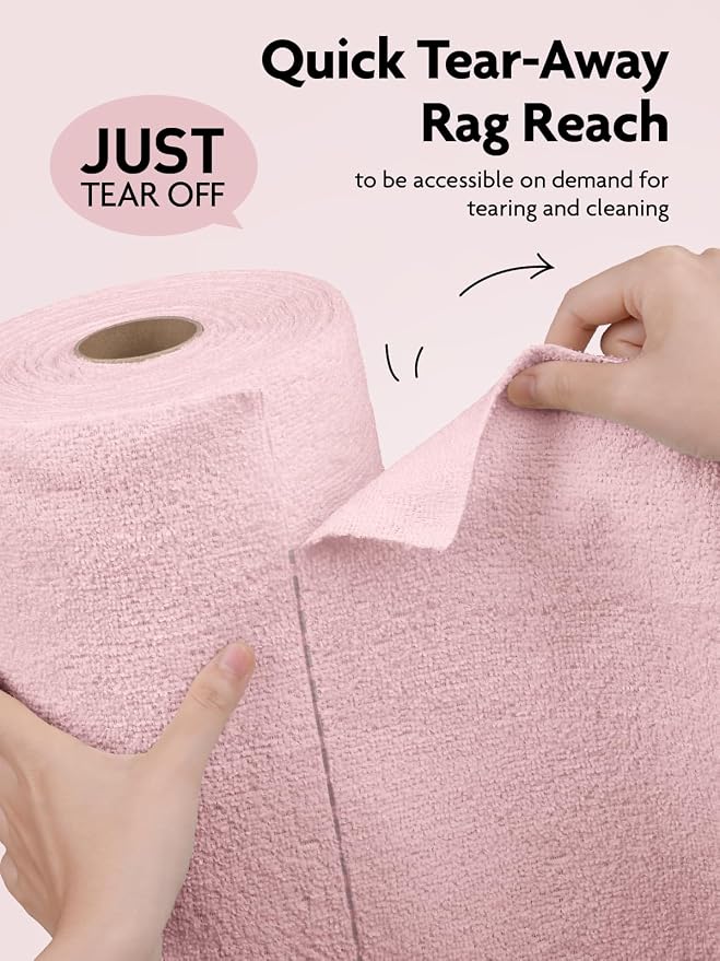Fantasticlean Microfiber Cleaning Cloth Roll- 60 Sheets, Tear-away Microfiber - Image 2