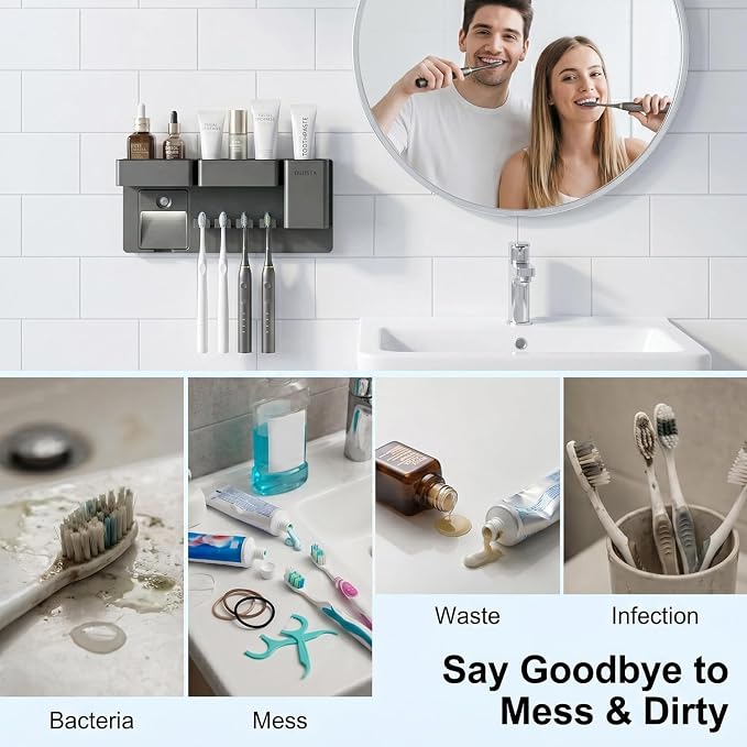 Toothbrush Holders for Bathrooms Toothbrush Holders Wall Mounted - Image 8