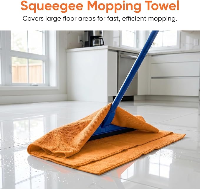Superio Microfiber Squeegee Mopping Towel Extra Large Miracle Cloth Streak Free - Image 10