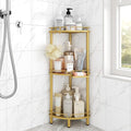 ELYKEN Corner Shower Caddy Standing, 3 Tier Metal Shower Organizer by ELYKEN