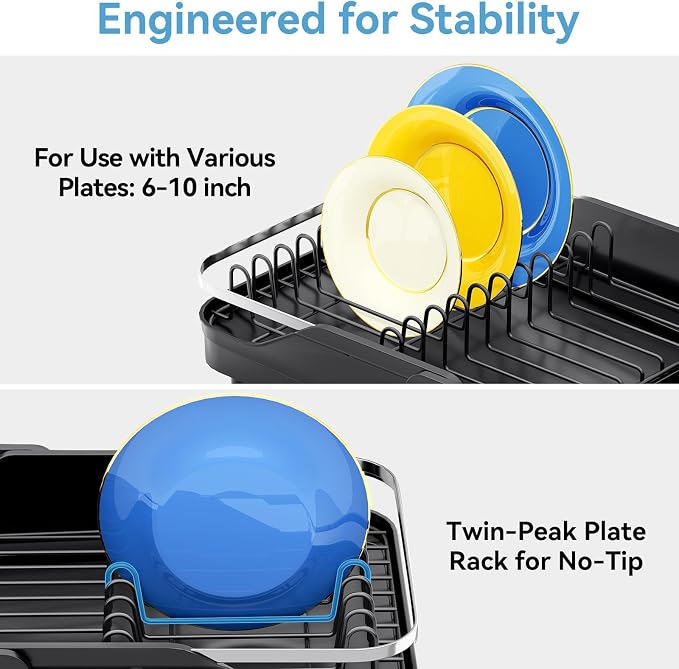 Urackify Expandable Dish Drying Rack - Image 5