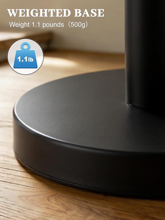 SMARTAKE Paper Towel Holder Countertop, Non-Slip Weighted Base - Image 4