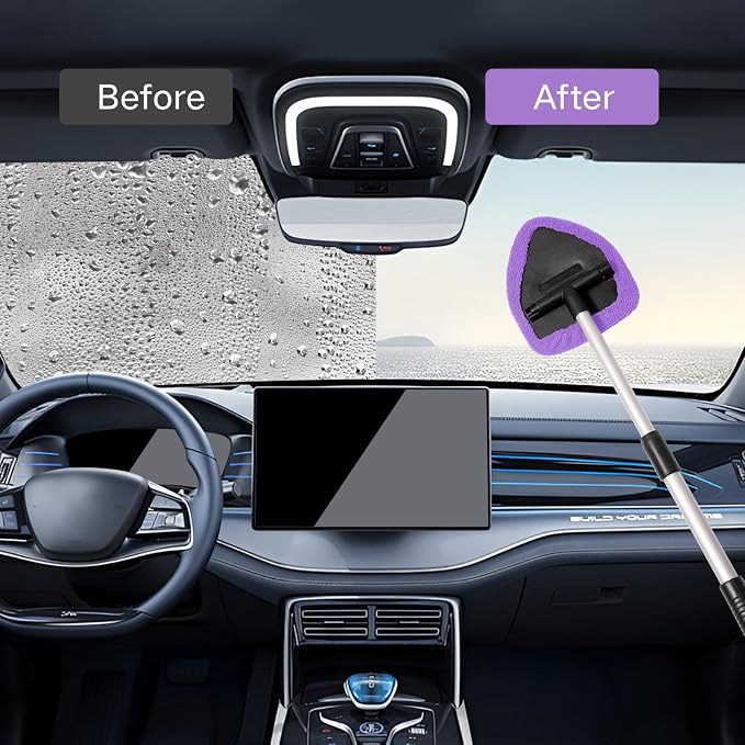 Qydipclin 7pcs Windshield Cleaner Tool Car Window Cleaning Wash Kit - Image 3