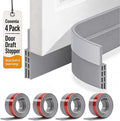 4 Pack Door Draft Stopper, Door Sweep by DoorDraftStopper