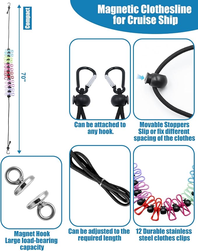 Magnetic Retractable Clothesline - Image 4
