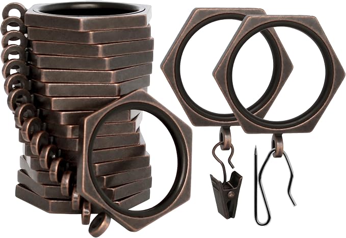 BlastHome® Luxury Curtain Rings by BlastHome