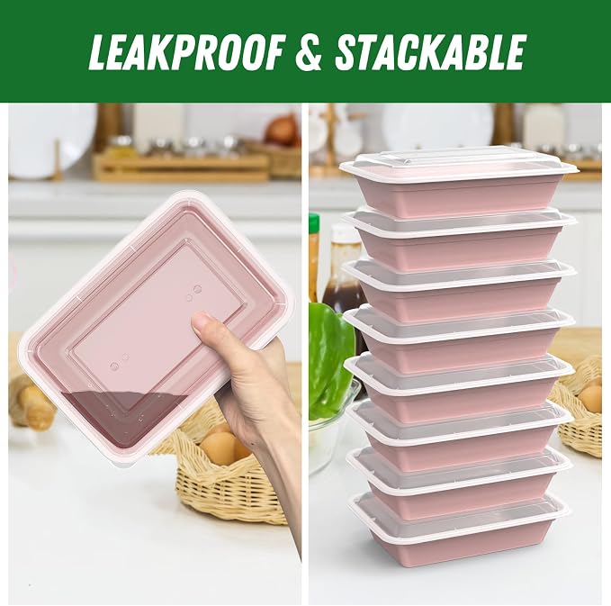 50 Pack 32 oz Meal Prep Containers - Image 4