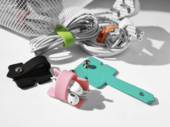 Cord Organizer Earbuds Holder Earphone Wrap Earphones Organizer Headset - Image 8