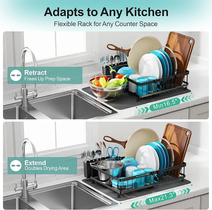 GSlife Large Dish Drying Rack - Image 8