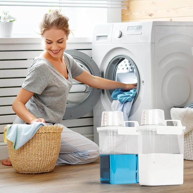 Laundry Detergent Dispenser-2 Pack, 61 oz Detergent Dispenser - Image 8