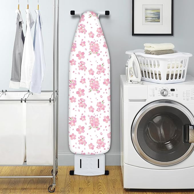 Extra Thick Ironing Board Cover and Pad, Cherry Blossoms 15x54 Ironing Board - Image 5