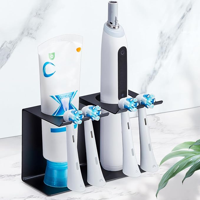 Toothbrush Head Holders, Electric Tooth Brush Head Holder, Wall Mounted by WelcometotheYAYINLI