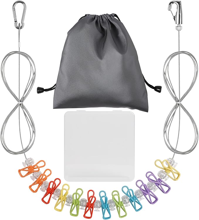 Travel Clothesline Length 9.8Ft by Tekeviss