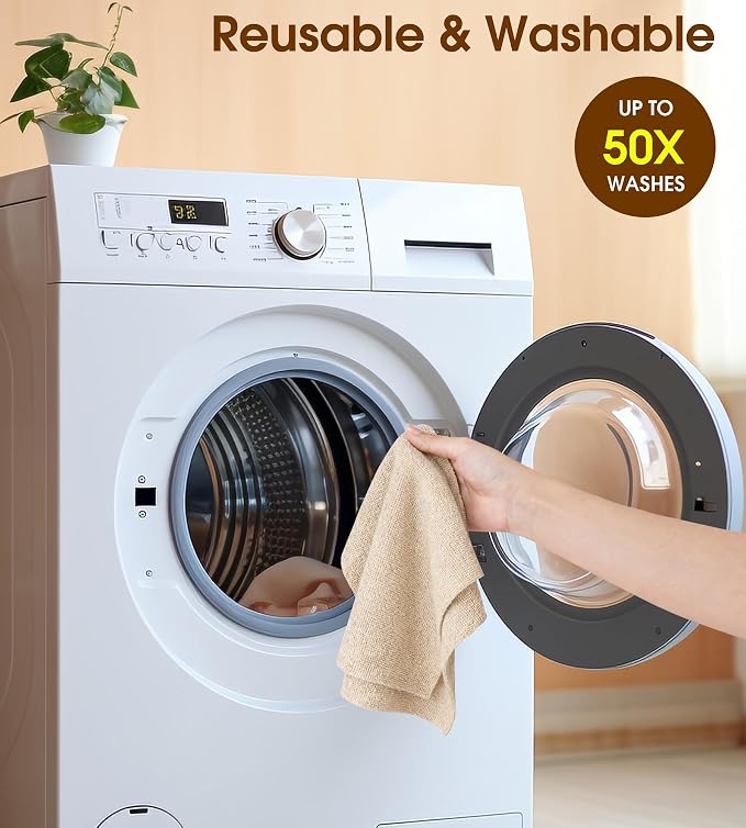 KitchLife Microfiber Cleaning Cloth Roll, 100 Pack - Image 7