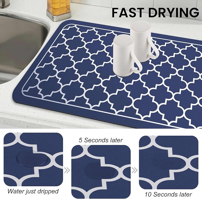 Dish Drying Mat Absorbent Dish Drying Mats - Image 4