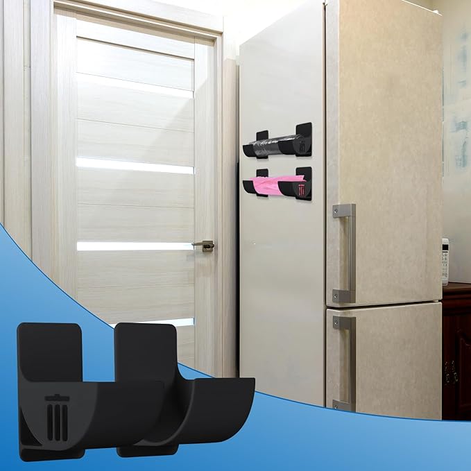 4pcs 2.5 Inch Small Trash Bag Holder, Plastic Trash Bag Dispenser Roll Holder - Image 4