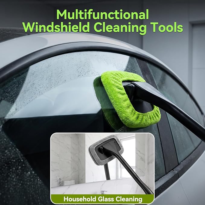 Car Windshield Cleaner Tool, Inside Windshield Cleaning Tool | - Image 2