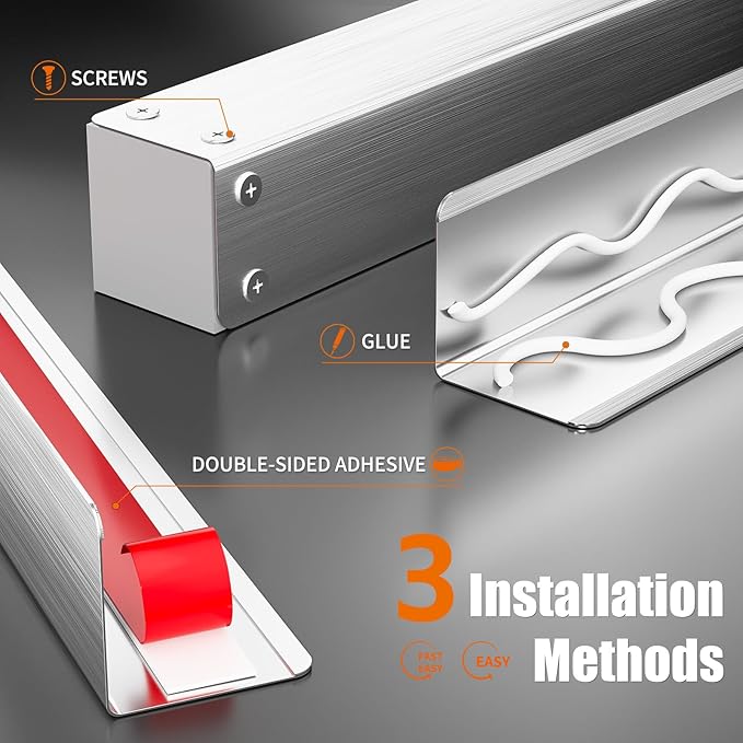 0.5x0.5x48 Inches 304 Stainless Steel Wall Corner Guards (5-Pack) Heavy Duty Rounded Corner Protector, Smooth Folded Edge Design for Wall Protection Stainless Steel Slab