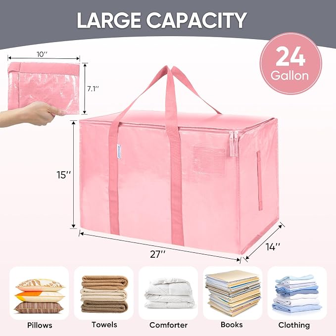 TICONN 6 Pack Extra Large Moving Bags Heavy Duty - Image 5