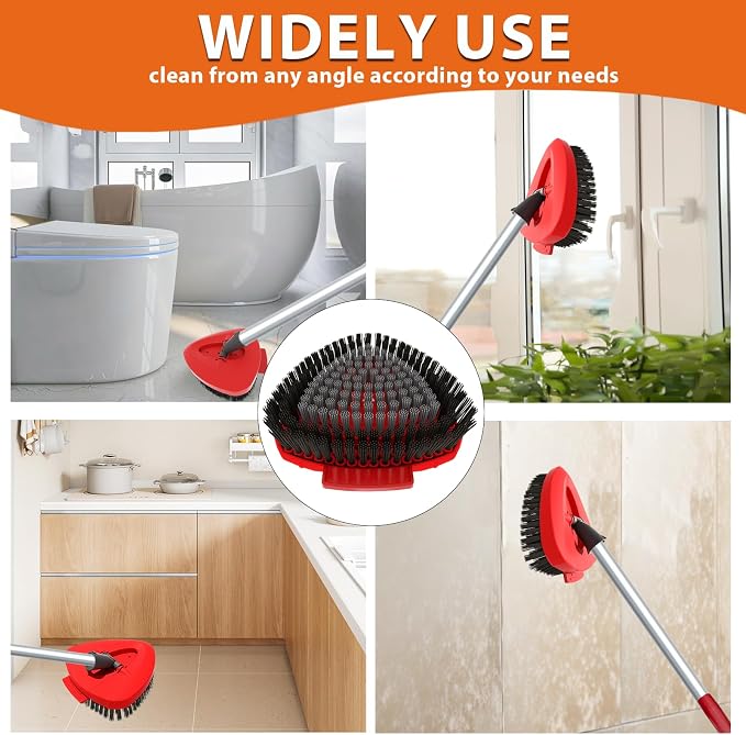 Spin Mop Replace Scrub Brush Head Compatible - Image 7