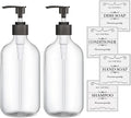 2PCS Clear Dish Soap Dispenser for Kitchen by Kzeirm