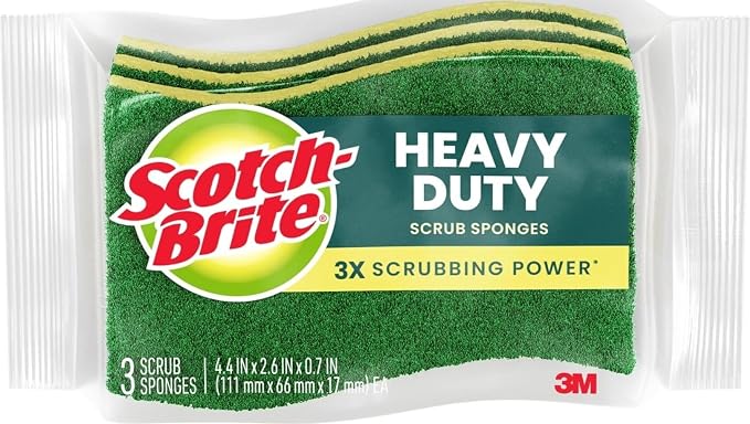 Scotch-Brite Heavy Duty Scrub Sponge, 24 Pack | Kitchen Sponges by Unknown