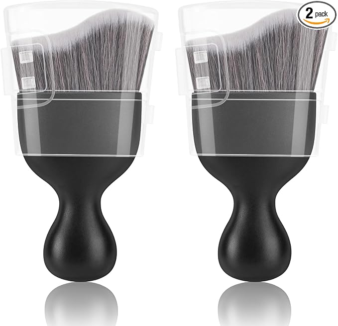 Amrules 2 Pcs Car Interior Detailing Brush Cleaning Tools, Dark Gray | Soft by Amrules