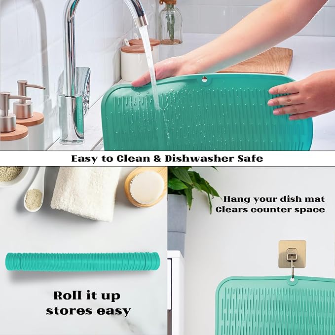 ZLR Oversized Silicone Dish Drying Mat - Image 4