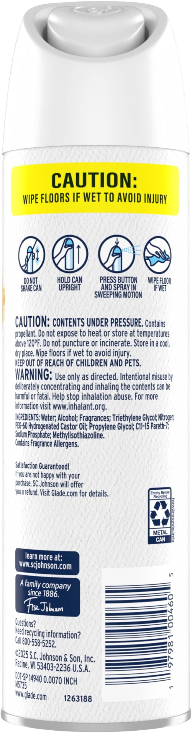 Glade Air Freshener Room Spray, Citrus Sunrise Scent, Odor Fighting to Deliver - Image 2