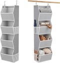 Hanging Closet Organizer 4-Shelf Wide Trapezoid, Anti-Sagging Storage Bins by coastalrose