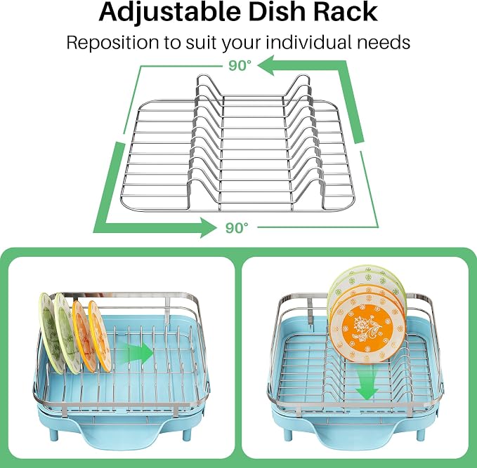 SAYZH Expandable Dish Drying Rack - Image 7