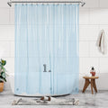 Barossa Design Clear Blue Long Shower Curtain Liner 72x78 by BarossaDesign