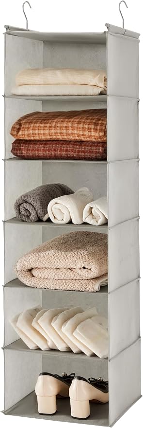 MAX Houser 6 Tier Shelf Hanging Closet Organizer by MAXHouser