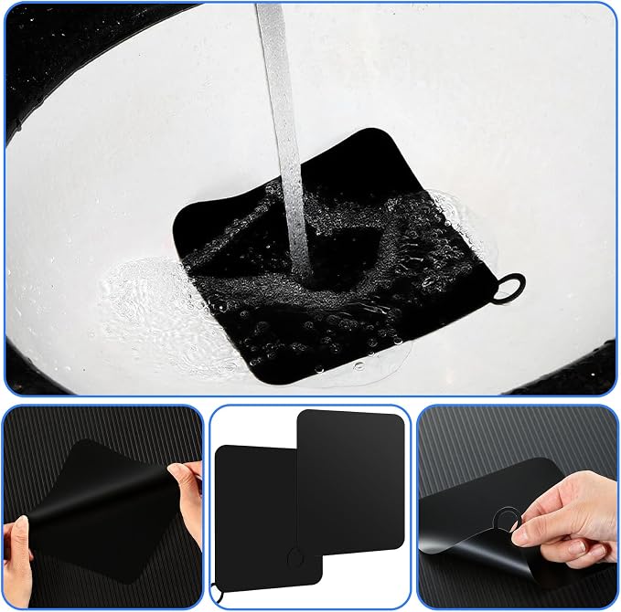 6 Pack Drain Covers for Bugs, 6 X 6 Inch, Anti Odor and Cockroach, Kitchen - Image 4