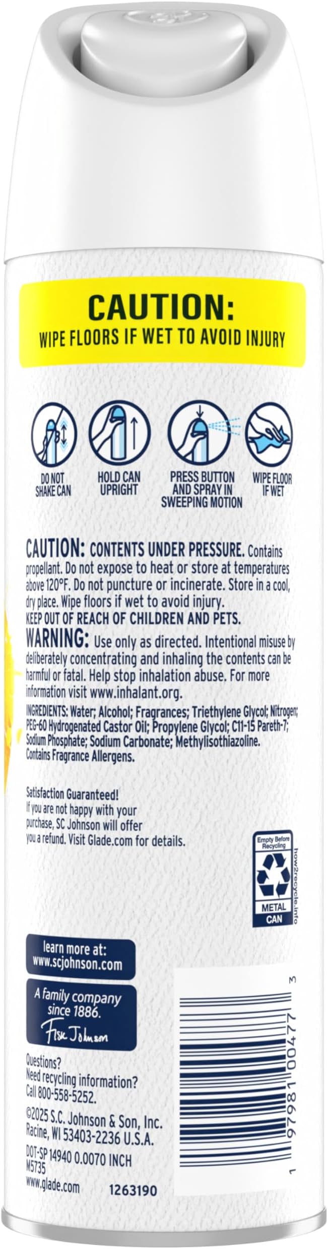 Glade Air Freshener Room Spray, Hawaiian Breeze Scent, Odor Fighting to Deliver - Image 2