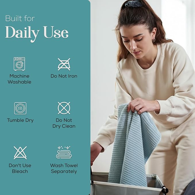 Kitchen Towels, Cotton Hand Towels, 18 x 28 Kitchen Linens - Image 6
