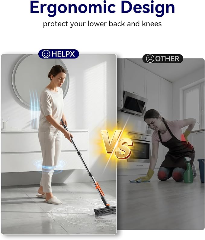 3 in 1 Adjustable Small Floor Scrub Brush - Image 7