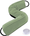 Sunolga Door Draft Stopper, Removable Washable Cover, Light Green | Weighted by SunolgaIndustriesInc