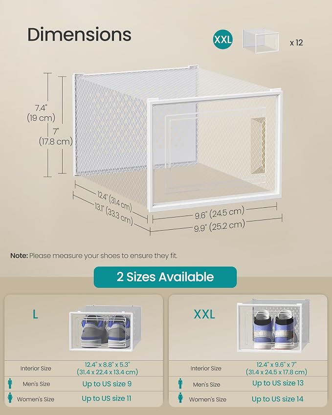 SONGMICS Shoe Boxes - Image 5