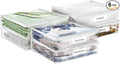 Plastic Storage Bags with Easy-Glide Zipper, Durable Clear Vinyl Zippered by Kikerike